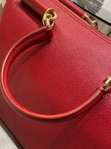 Dolce & Gabbana Red Boston Bag-handbag-Dolce & Gabbana-The Closet Egypt