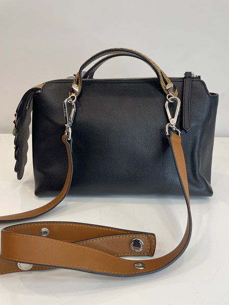 Fendi Black Python Handle By The Way Bag-handbag-Fendi-The Closet Egypt