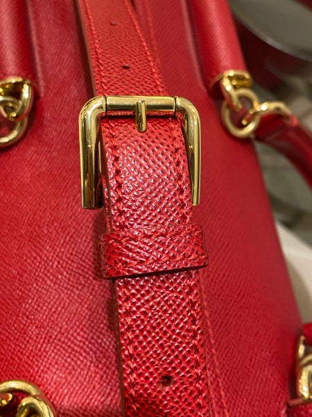 Dolce & Gabbana Red Boston Bag-handbag-Dolce & Gabbana-The Closet Egypt