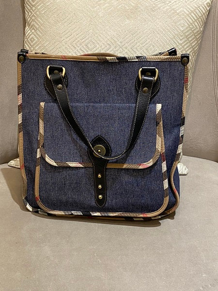 Burberry Denim Tote Bag-handbag-Burberry-The Closet Egypt