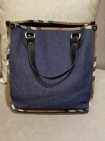 Burberry Denim Tote Bag-handbag-Burberry-The Closet Egypt