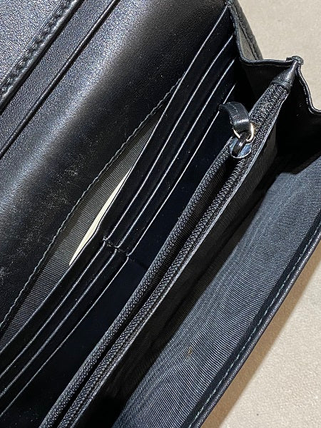 Gucci Black Microguccissima Continental Flap Wallet-wallet-Gucci-The Closet Egypt