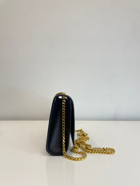 Ysl Black Kate Satchel Crossbody Bag-handbag-YSL-The Closet Egypt