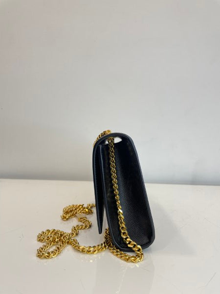 Ysl Black Kate Satchel Crossbody Bag-handbag-YSL-The Closet Egypt