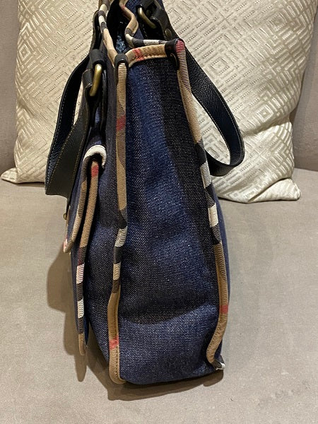 Burberry Denim Tote Bag-handbag-Burberry-The Closet Egypt