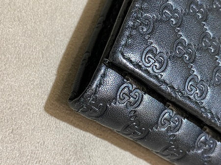 Gucci Black Microguccissima Continental Flap Wallet-wallet-Gucci-The Closet Egypt