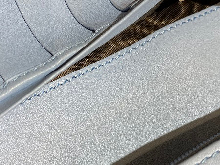Gucci Baby Blue Microguccissima Continental Flap Wallet