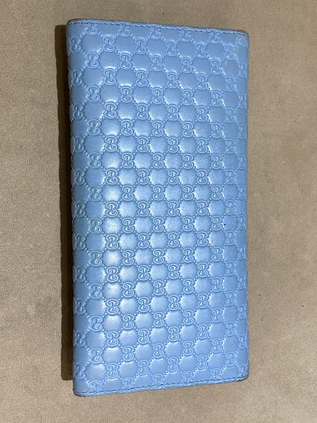 Gucci Baby Blue Microguccissima Continental Flap Wallet-wallet-Gucci-The Closet Egypt