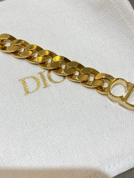 Christian Dior Gold CD Bracelet-Bracelet-Christian Dior-The Closet Egypt