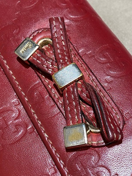 Gucci Red GG Guccissima Bow Continental Wallet-wallet-Gucci-The Closet Egypt