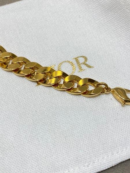 Christian Dior Gold CD Bracelet-Bracelet-Christian Dior-The Closet Egypt