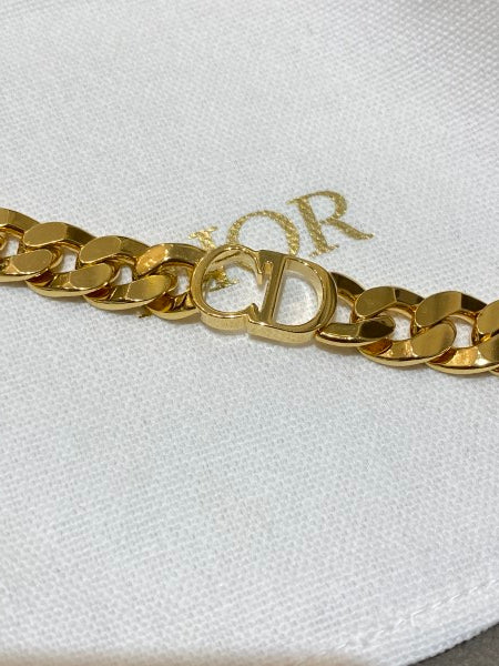 Christian Dior Gold CD Bracelet-Bracelet-Christian Dior-The Closet Egypt