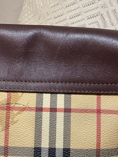 Burberry Brown Haymarket Crossbody Bag-handbag-Burberry-The Closet Egypt