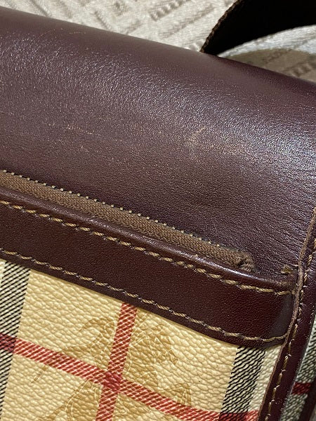 Burberry Brown Haymarket Crossbody Bag-handbag-Burberry-The Closet Egypt