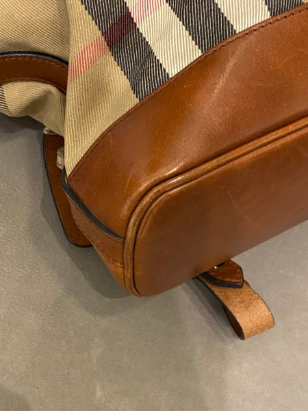 Burberry Brown Haymarket Front Pocket Bag-handbag-Burberry-The Closet Egypt