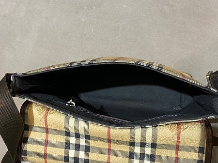 Burberry Brown Haymarket Crossbody Bag-handbag-Burberry-The Closet Egypt