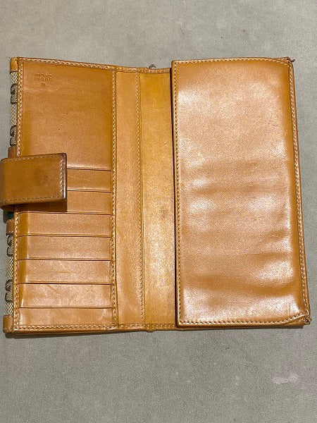 Gucci Brown Monogram Vintage Web Continental Wallet-wallet-Gucci-The Closet Egypt