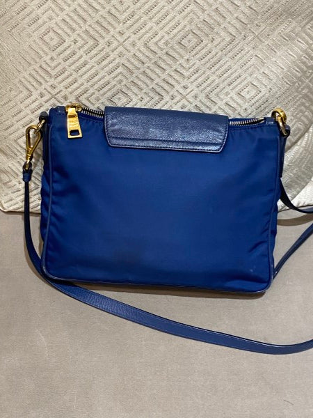 Prada Blue Crossbody Bag-handbag-Prada-The Closet Egypt