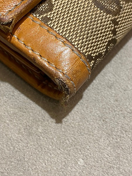 Gucci Brown Monogram Vintage Web Continental Wallet-wallet-Gucci-The Closet Egypt