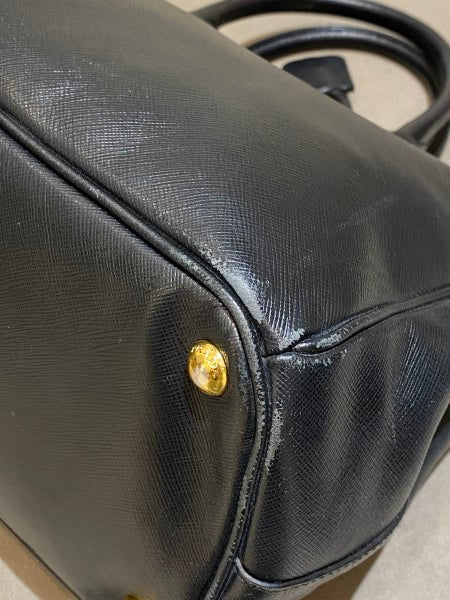 Prada Black Lux Galleria Medium Tote Bag-handbag-Prada-The Closet Egypt