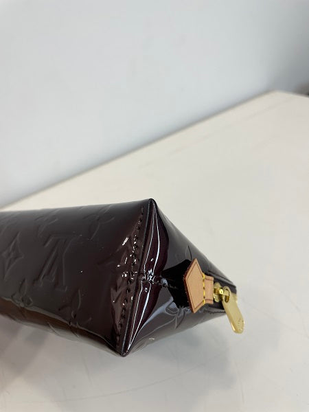 Louis Vuitton Burgundy Monogram Vernis Pouch-Pouch-Louis Vuitton-The Closet Egypt