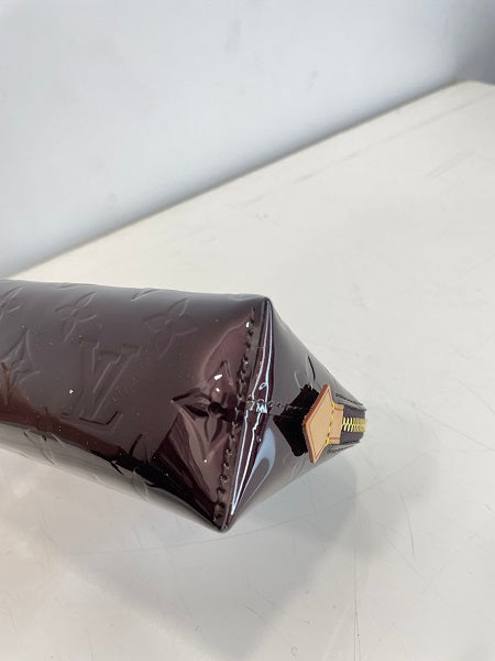 Louis Vuitton Burgundy Monogram Vernis Pouch-Pouch-Louis Vuitton-The Closet Egypt