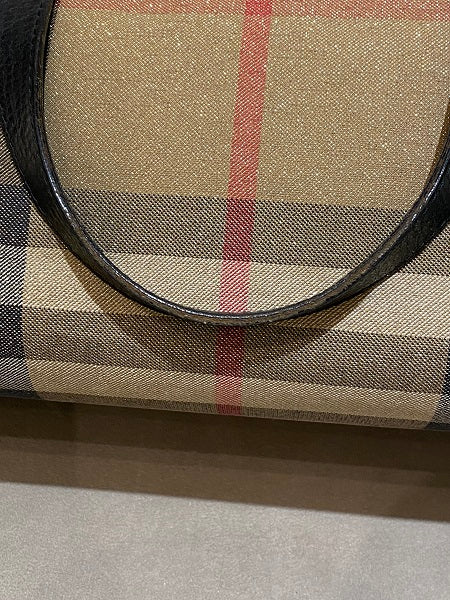 Burberry Bicolor Shimmery Nova Check Tote Bag-handbag-Burberry-The Closet Egypt