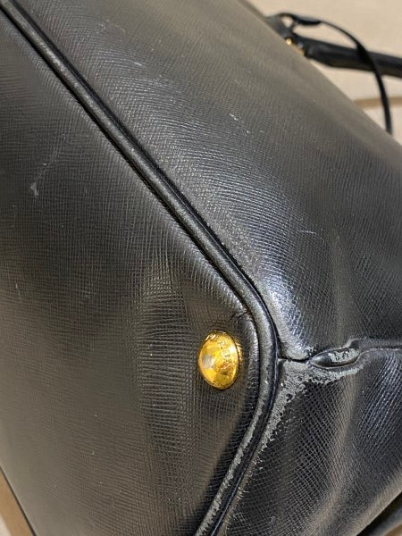 Prada Black Lux Galleria Medium Tote Bag-handbag-Prada-The Closet Egypt