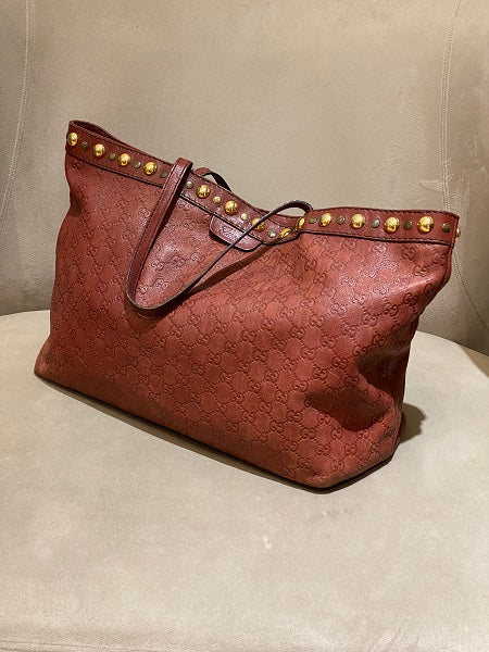 Gucci Brown GG Monogram Babouska Tote Bag-handbag-Gucci-The Closet Egypt