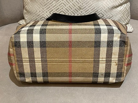 Burberry Bicolor Shimmery Nova Check Tote Bag-handbag-Burberry-The Closet Egypt