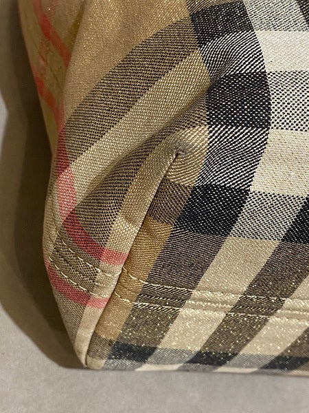 Burberry Bicolor Shimmery Nova Check Tote Bag-handbag-Burberry-The Closet Egypt
