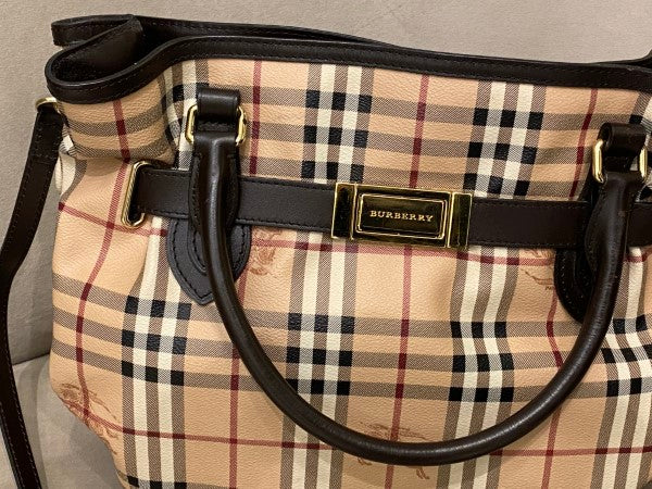 Burberry Brown Haymarket Check Golderton Bag-handbag-Burberry-The Closet Egypt