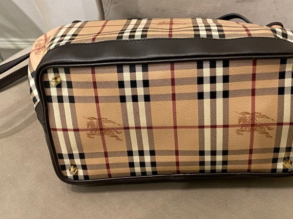 Burberry Brown Haymarket Check Golderton Bag-handbag-Burberry-The Closet Egypt