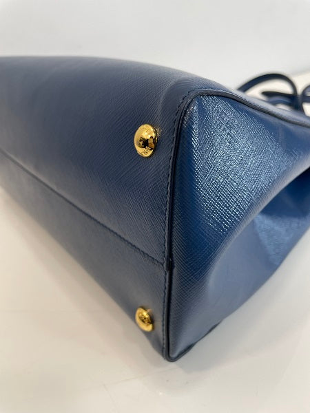 Prada Blue Tote Bag-handbag-Prada-The Closet Egypt