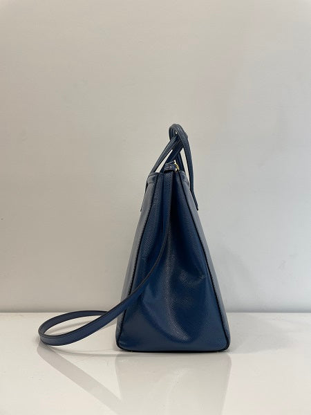 Prada Blue Tote Bag-handbag-Prada-The Closet Egypt