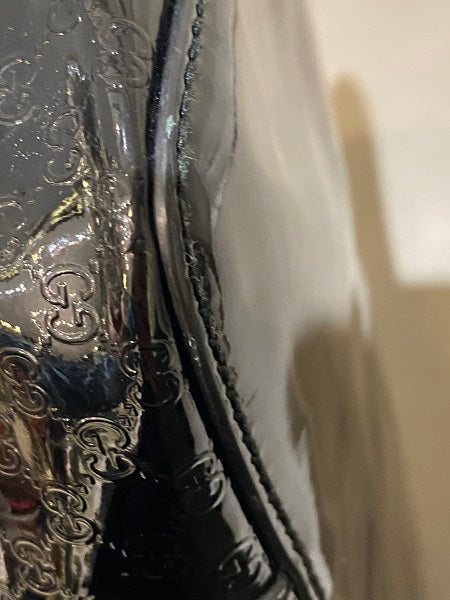 Gucci Black Vernis Microguccissima Bag-handbag-Gucci-The Closet Egypt