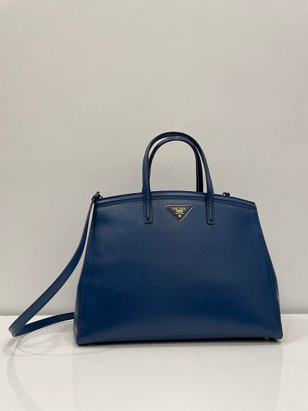 Prada Blue Tote Bag-handbag-Prada-The Closet Egypt