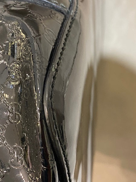 Gucci Black Vernis Microguccissima Bag-handbag-Gucci-The Closet Egypt
