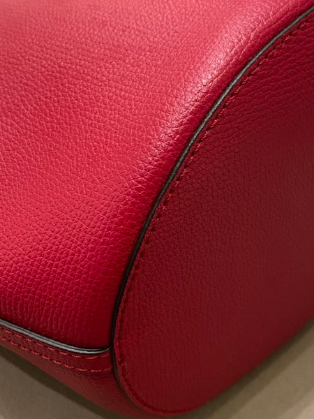 Burberry Red Lorne Poppy Bucket Small Bag-handbag-Burberry-The Closet Egypt