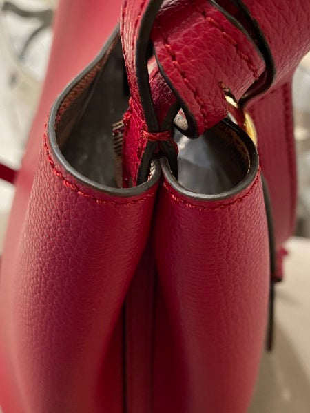 Burberry Red Lorne Poppy Bucket Small Bag-handbag-Burberry-The Closet Egypt