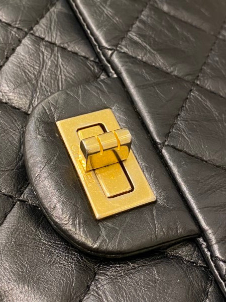 Chanel Black Reissue Double Flap Bag-handbag-Chanel-The Closet Egypt