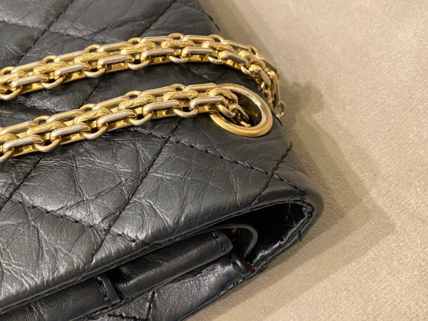 Chanel Black Reissue Double Flap Bag-handbag-Chanel-The Closet Egypt