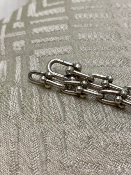 Tiffany & Co Silver Hardwear Necklace W/ Lock & Ball Pendant-Necklaces-Tiffany & Co-The Closet Egypt