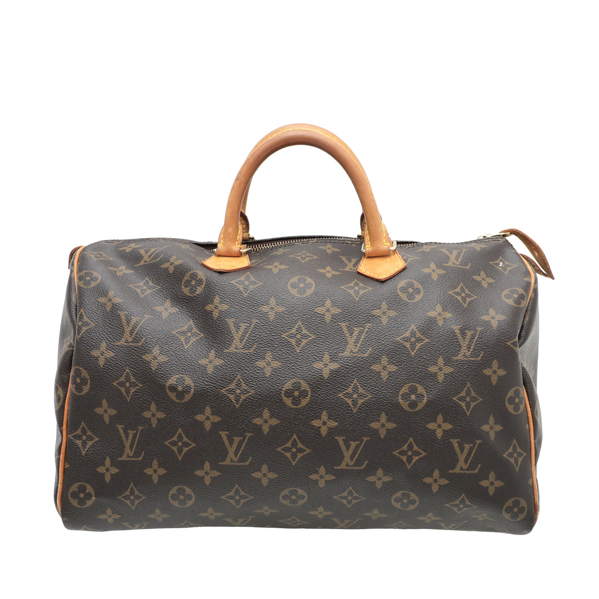 Louis Vuitton Brown Monogram Speedy 35 Bag-handbag-Louis Vuitton-The Closet Egypt