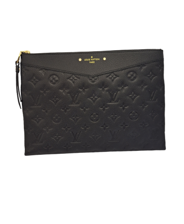 Louis Vuitton Black Empreinte Daily Pouch