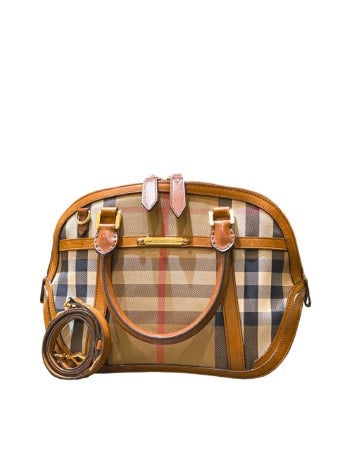 Burberry Brown House Check Orchard Bag