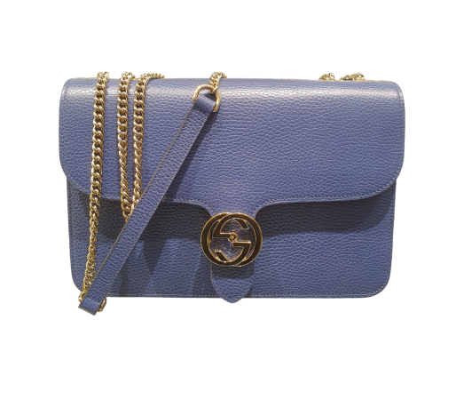 Gucci Blue Interlocking Medium Bag