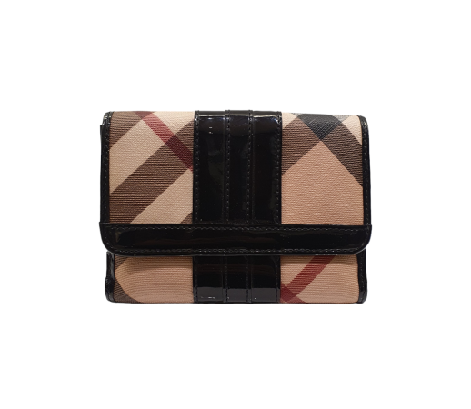 Burberry Bicolor House Check Wallet