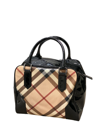 Burberry Nova Check Black Bag