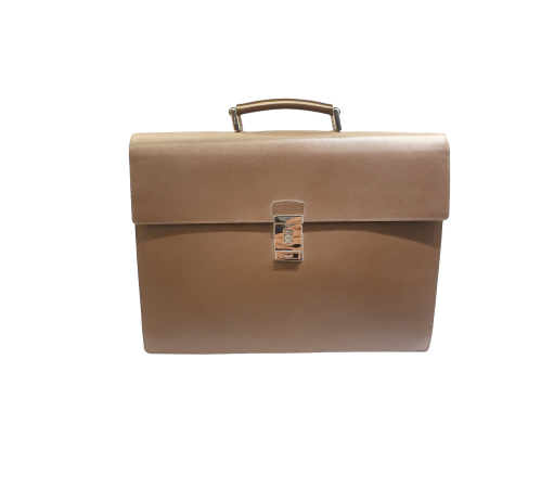 Prada Brown Large Suitcase